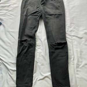 hollister black jeggings (jean leggings)